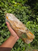 Huge Golden Quartz Tower